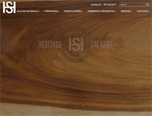 Tablet Screenshot of heritagesalvage.com